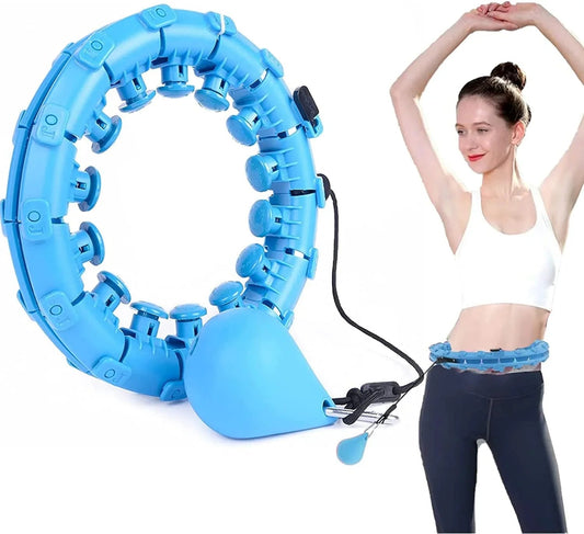 Weighted Hula Hoop – Adjustable Fit Hoop for Weight Loss - ZenPathway